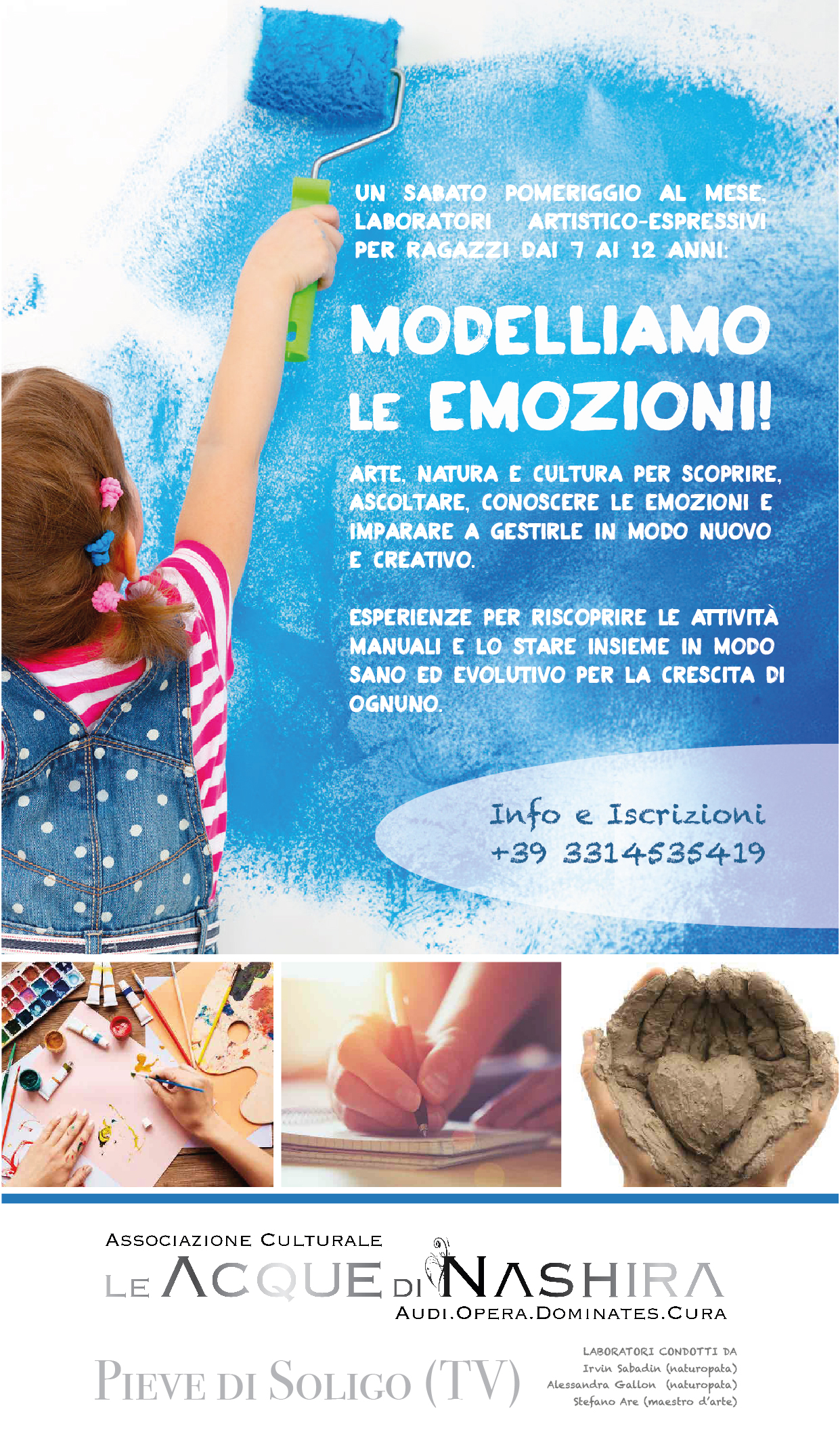 MODELLIAMO LE EMOZIONI (bimbi dai 6 ai 12 anni)